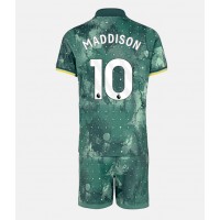 Camiseta Tottenham Hotspur James Maddison #10 Tercera Equipación Replica 2024-25 para niños mangas cortas (+ Pantalones cortos)